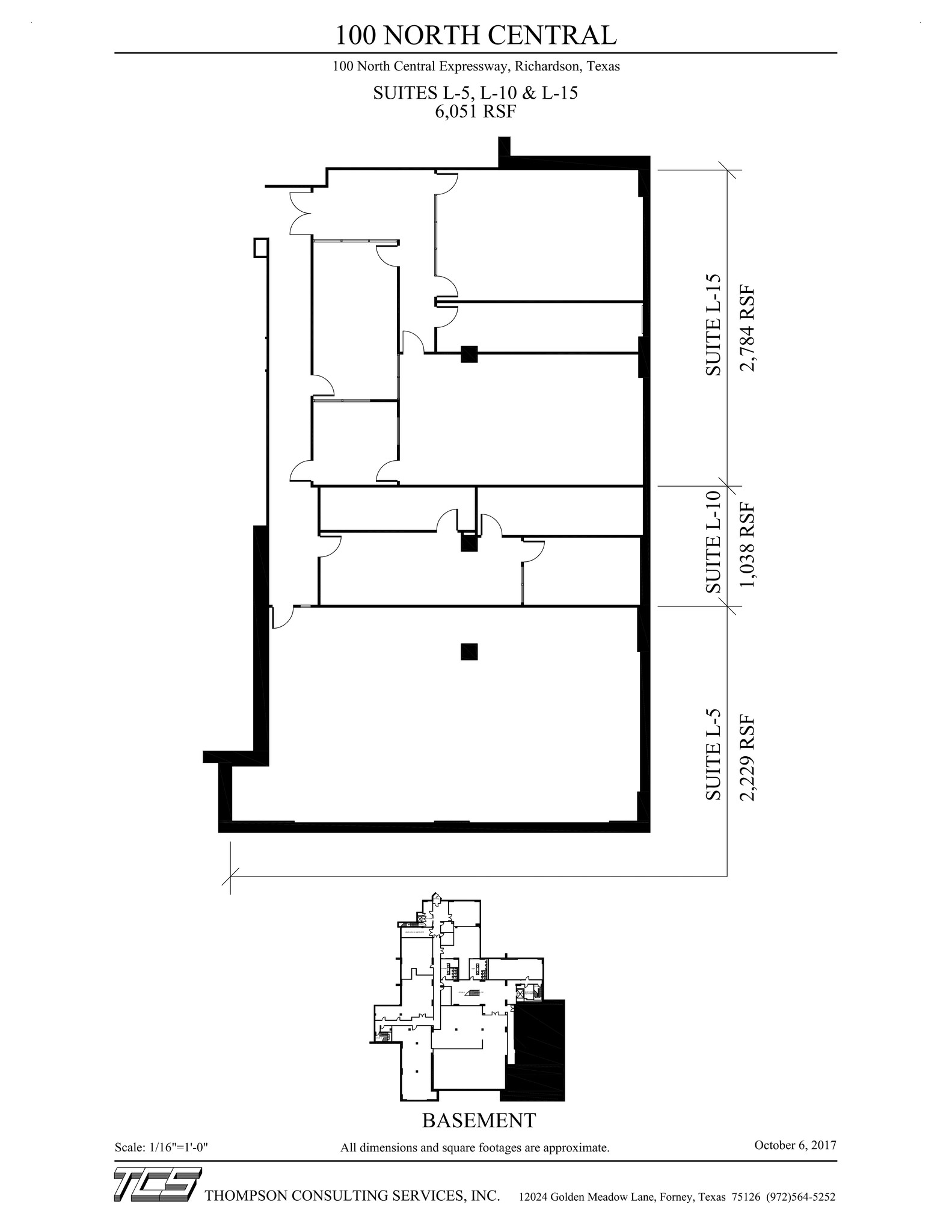 100 N Central Expy, Richardson, TX en alquiler Plano del sitio- Imagen 1 de 1