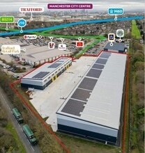 Trafford Gate, Manchester, GTM - Aérea  vista de mapa