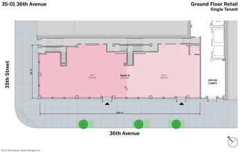 3501 36th Ave, Astoria, NY en alquiler Plano de la planta- Imagen 1 de 2