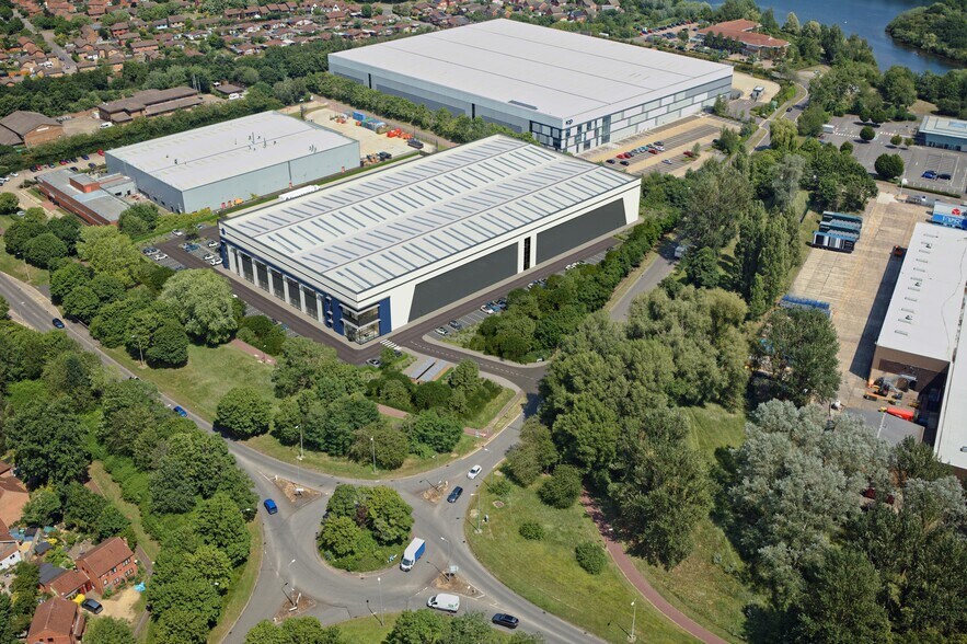 45 Yeomans Dr, Milton Keynes en alquiler - Vista aérea - Imagen 1 de 4