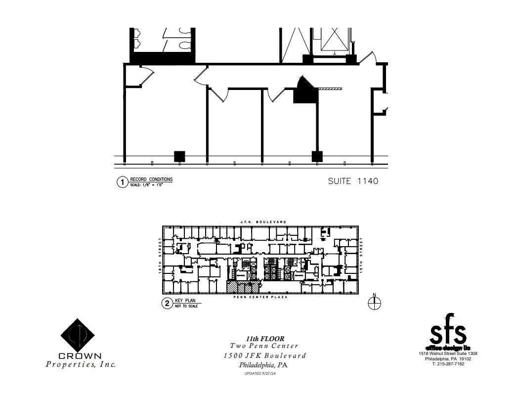 1500 John F Kennedy Blvd, Philadelphia, PA en alquiler Plano de la planta- Imagen 1 de 1