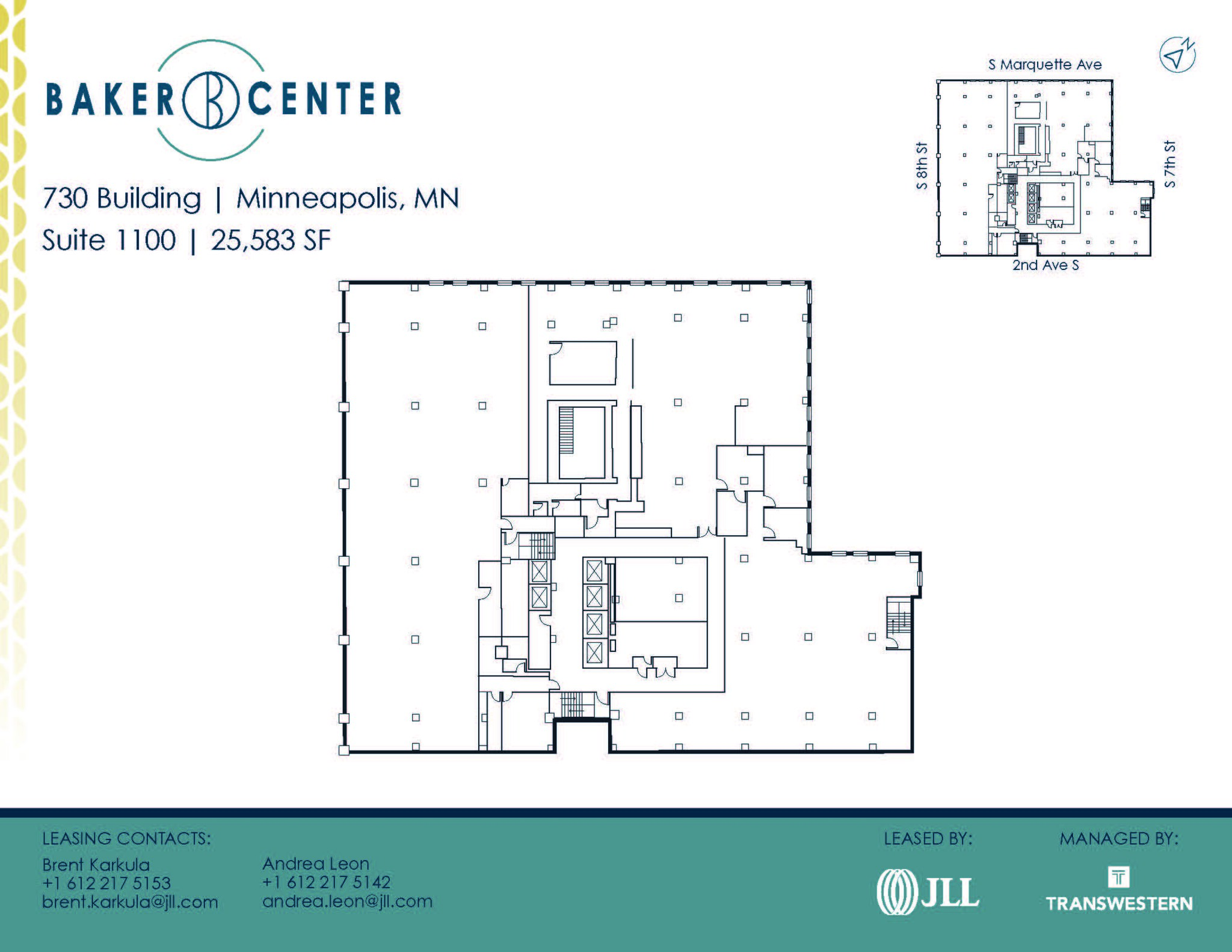 733 Marquette Ave, Minneapolis, MN en alquiler Plano de la planta- Imagen 1 de 1