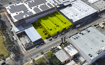 3716-3724 S Grand Ave, Los Angeles, CA - VISTA AÉREA  vista de mapa