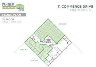 20 Commerce Dr, Cranford, NJ en alquiler Plano de la planta- Imagen 1 de 1