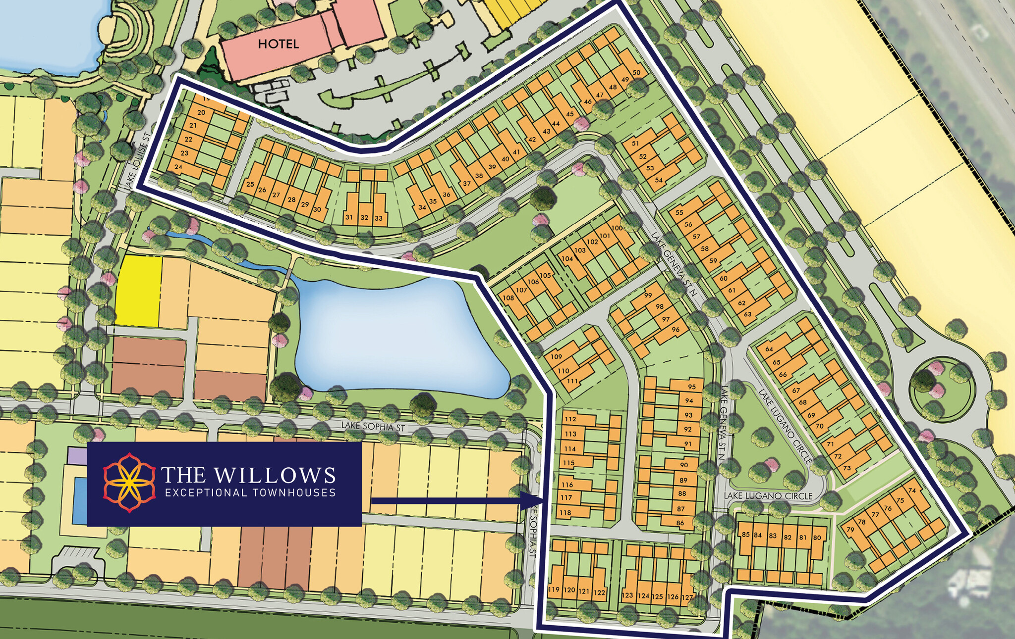 Lake District Dr. W. & Monroe Rd., Lakeland, TN en venta Plano del sitio- Imagen 1 de 3