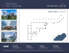 501 Brickell Key Dr, Miami, FL en alquiler Plano del sitio- Imagen 1 de 1