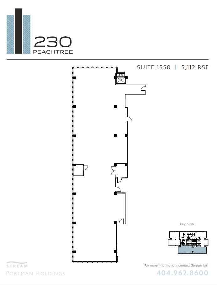 230 Peachtree St NW, Atlanta, GA en alquiler Plano de la planta- Imagen 1 de 1