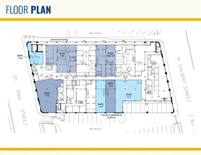 1501 St Paul St, Baltimore, MD en alquiler Plano de la planta- Imagen 1 de 1