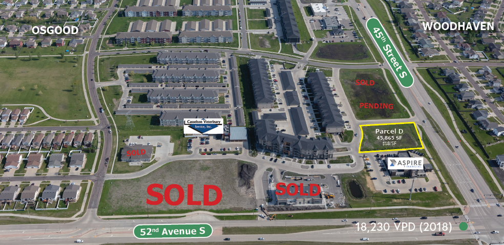 45th St S & 52nd Ave S, Fargo, ND en venta - Foto del edificio - Imagen 1 de 1