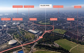 Lee Conservancy Rd, London, LND - Aérea  vista de mapa - Image1