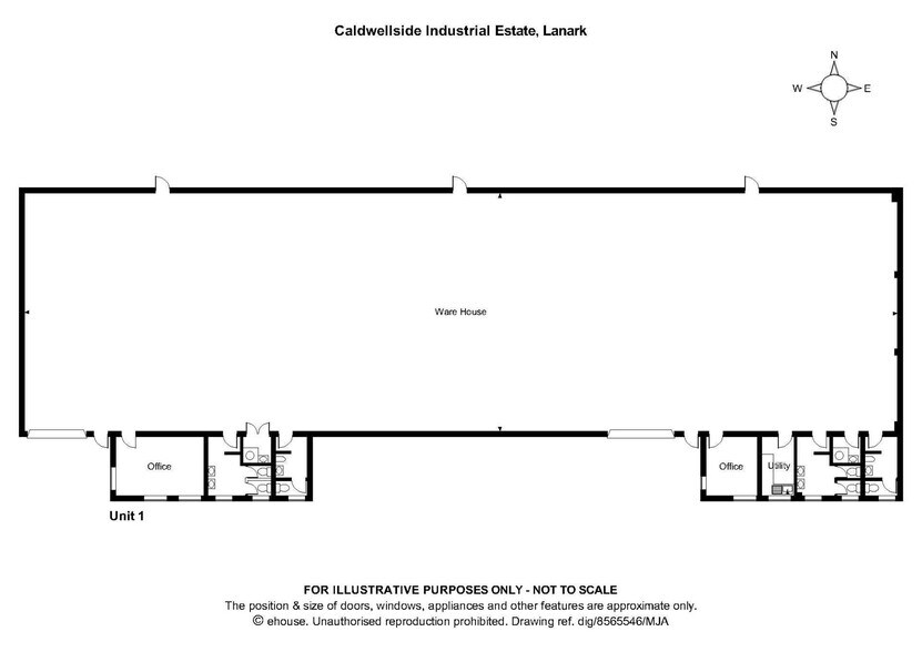 West Faulds Rd, Lanark en alquiler - Plano de la planta - Imagen 2 de 11