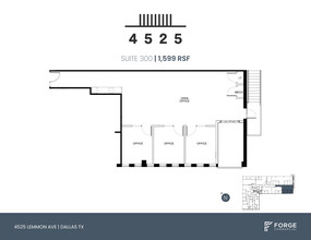 4525 Lemmon Ave, Dallas, TX en alquiler Plano de la planta- Imagen 1 de 1