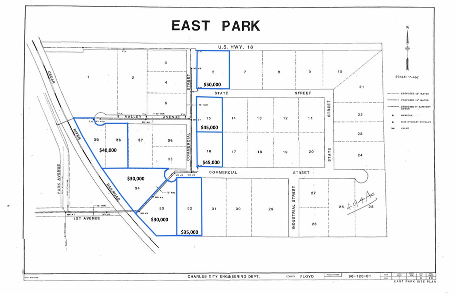 Lot 32 US Hwy 18 & Commercial St, Charles City, IA en venta - Foto del edificio - Imagen 2 de 2