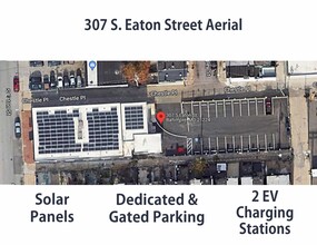 307 S Eaton St, Baltimore, MD - vista aérea  vista de mapa