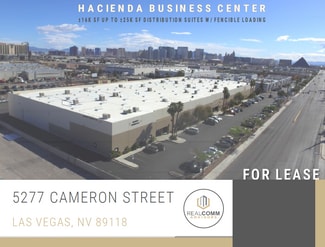 Más detalles para 5277 Cameron St, Las Vegas, NV - Nave en alquiler