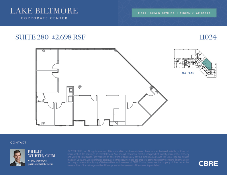 11022-11024 N 28th Dr, Phoenix, AZ en alquiler Plano de la planta- Imagen 1 de 1