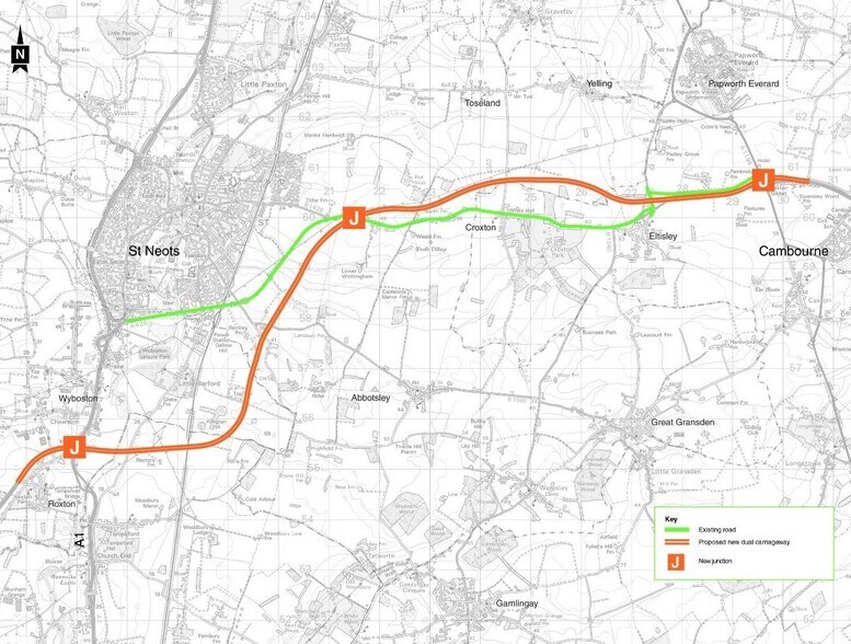 A1 Land To East Of, Blunham en venta - Foto del edificio - Imagen 3 de 4