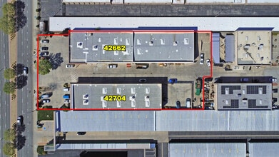 42704 10th St W, Lancaster, CA - Aérea  vista de mapa - Image1