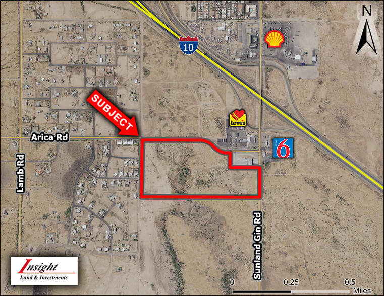 Sunland Gin Rd, Eloy, AZ en venta - Vista aérea - Imagen 1 de 4