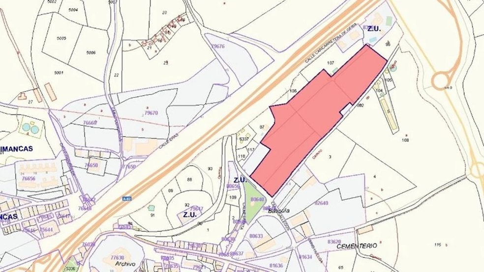 Camino Geria, 3, Simancas, Valladolid en venta - Plano de solar - Imagen 3 de 3