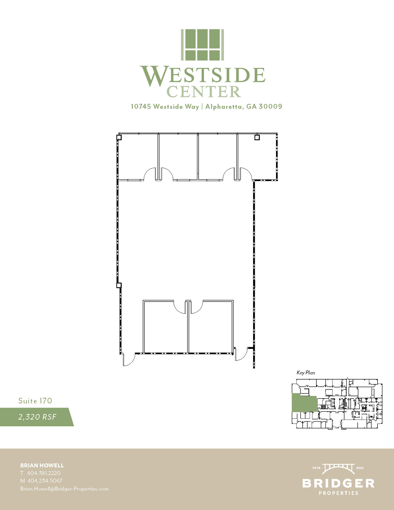 10745 Westside Way, Alpharetta, GA en alquiler Plano de la planta- Imagen 1 de 1