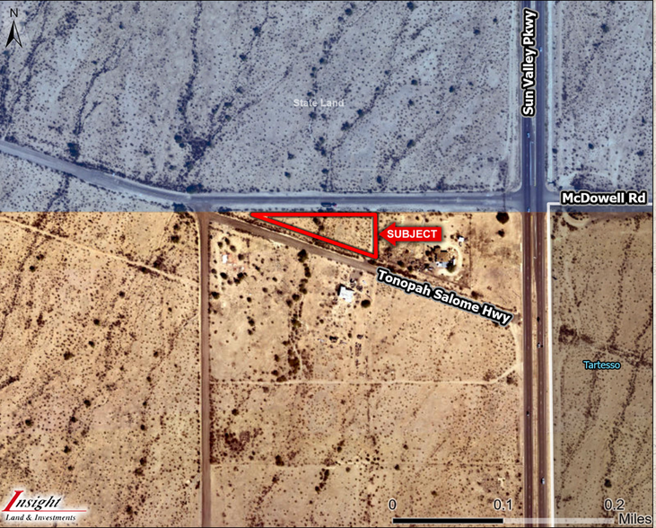 SEC McDowell Rd & Tonopah Salome Hwy, Buckeye, AZ en venta - Vista aérea - Imagen 1 de 4