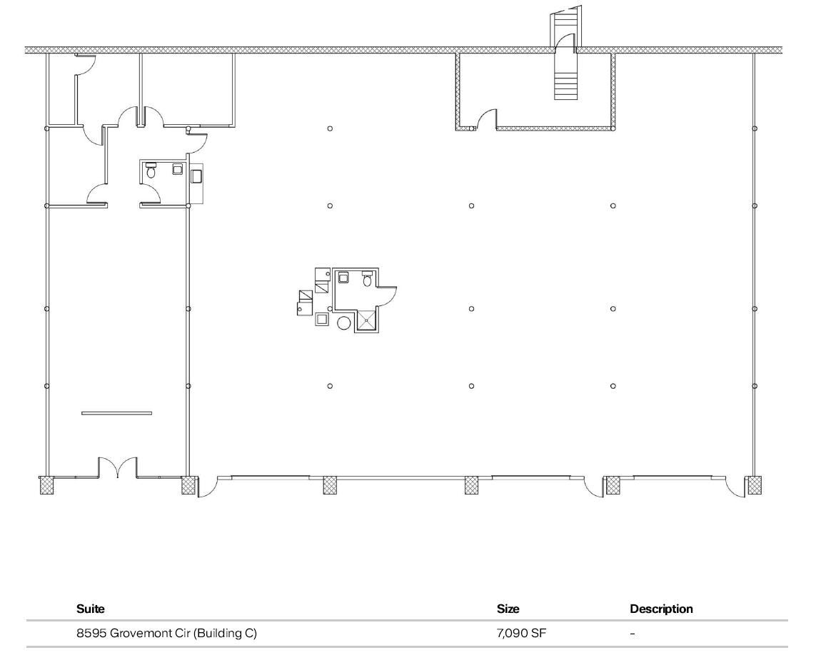 8565-8637 Grovemont Cir, Gaithersburg, MD en alquiler Plano de la planta- Imagen 1 de 1