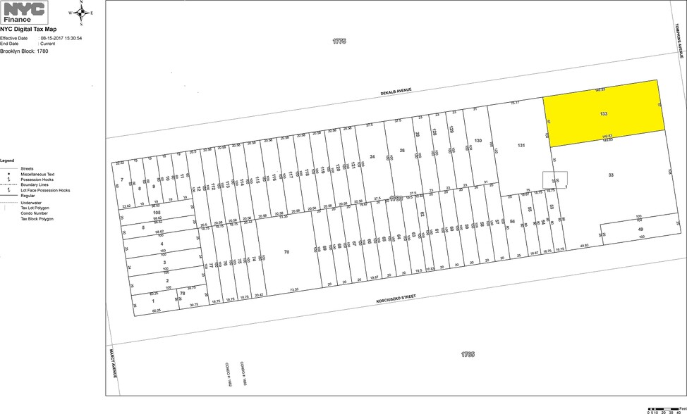 760 Dekalb Ave, Brooklyn, NY en alquiler - Plano de solar - Imagen 3 de 4