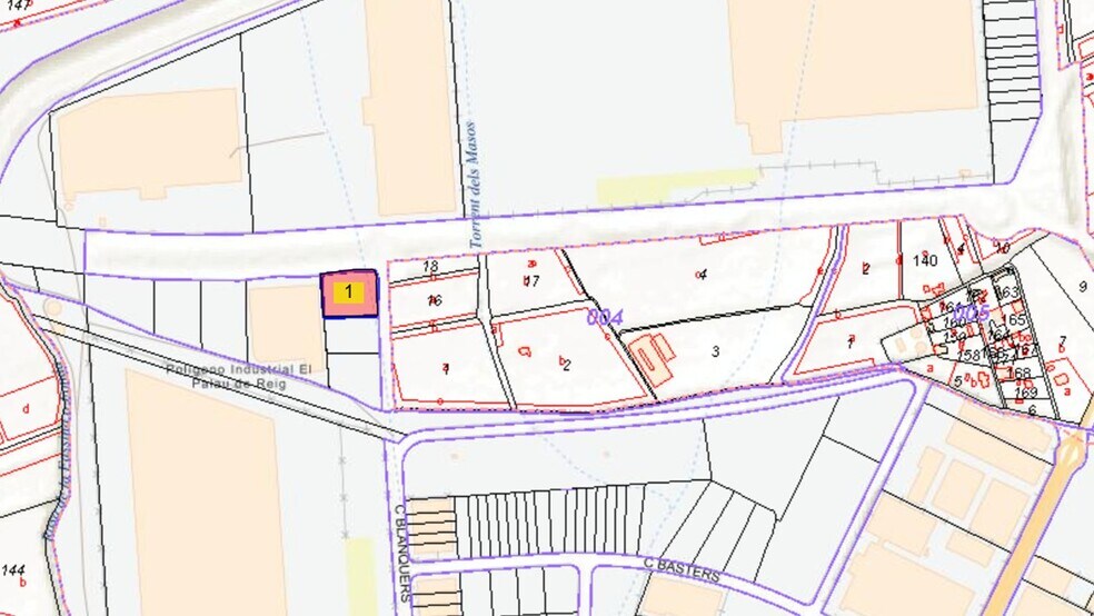 Carrer Blanquers, Valls, Tarragona en venta - Plano del sitio - Imagen 3 de 3