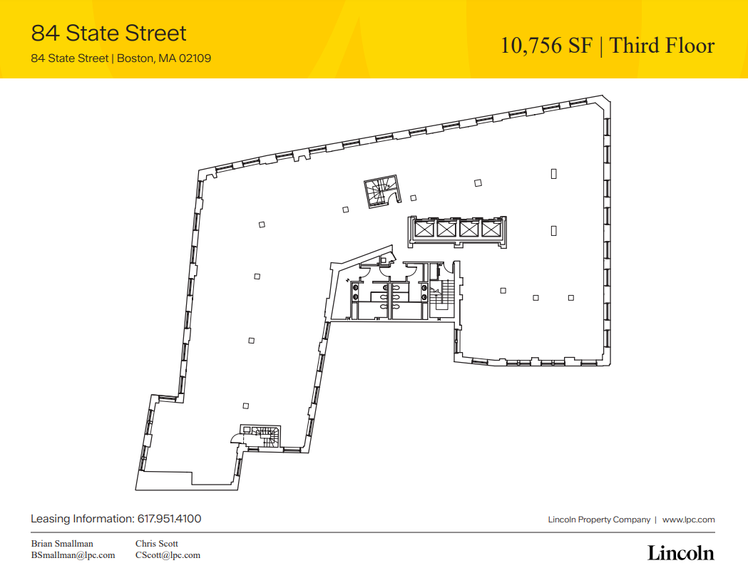 84 State St, Boston, MA en alquiler Plano de la planta- Imagen 1 de 2