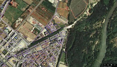 Lleida, LER - Aérea  vista de mapa