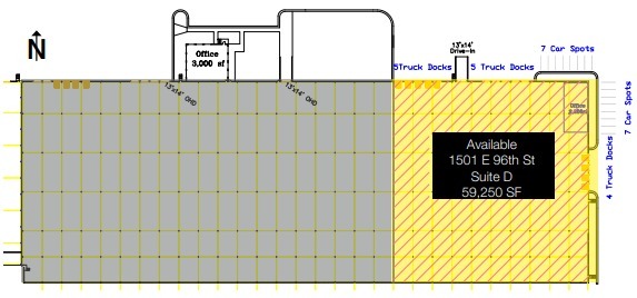 1400 W 95th St, Chicago, IL en alquiler Plano del sitio- Imagen 1 de 1