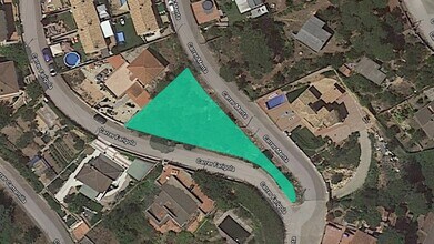 Vidreres, GER - Aérea  vista de mapa