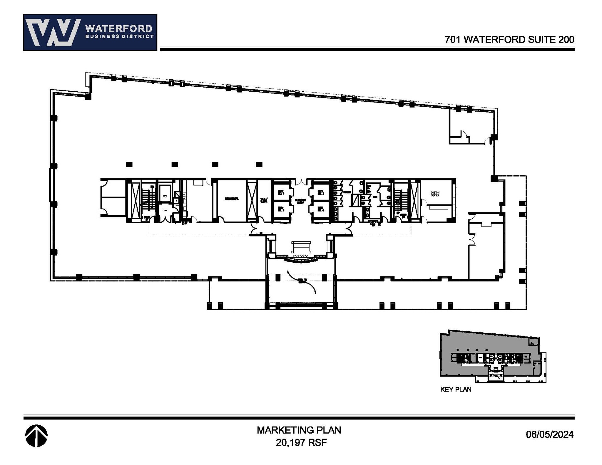 5200 Waterford District Dr, Miami, FL en alquiler Plano de la planta- Imagen 1 de 1