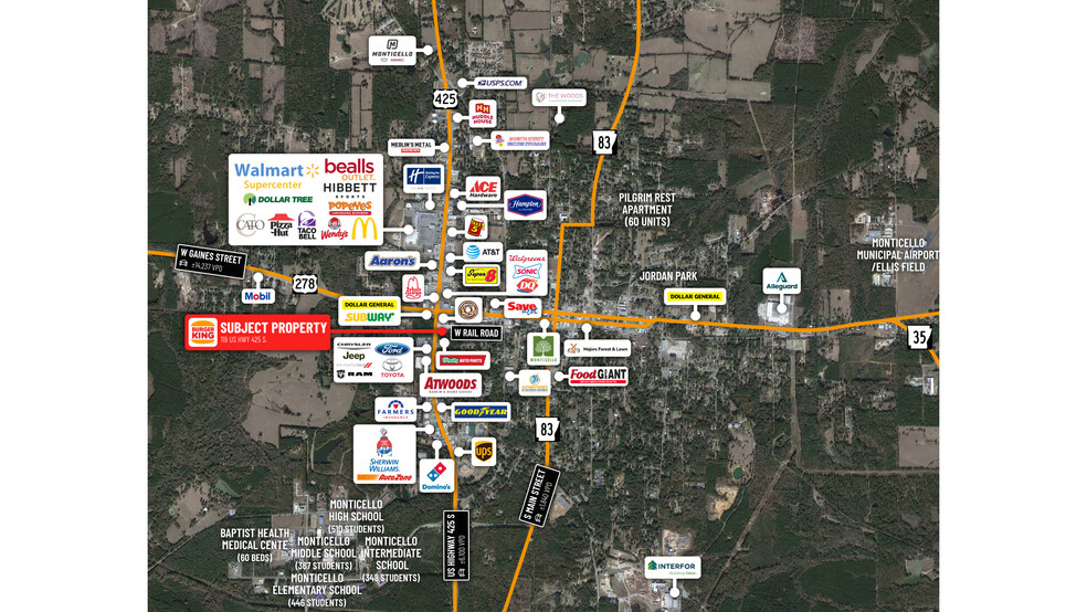 119 Highway 425 S, Monticello, AR en venta - Foto del edificio - Imagen 3 de 3