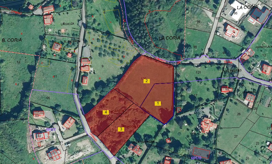 Camino de la Coria, Gijón, Asturias en venta Plano de la planta- Imagen 1 de 15