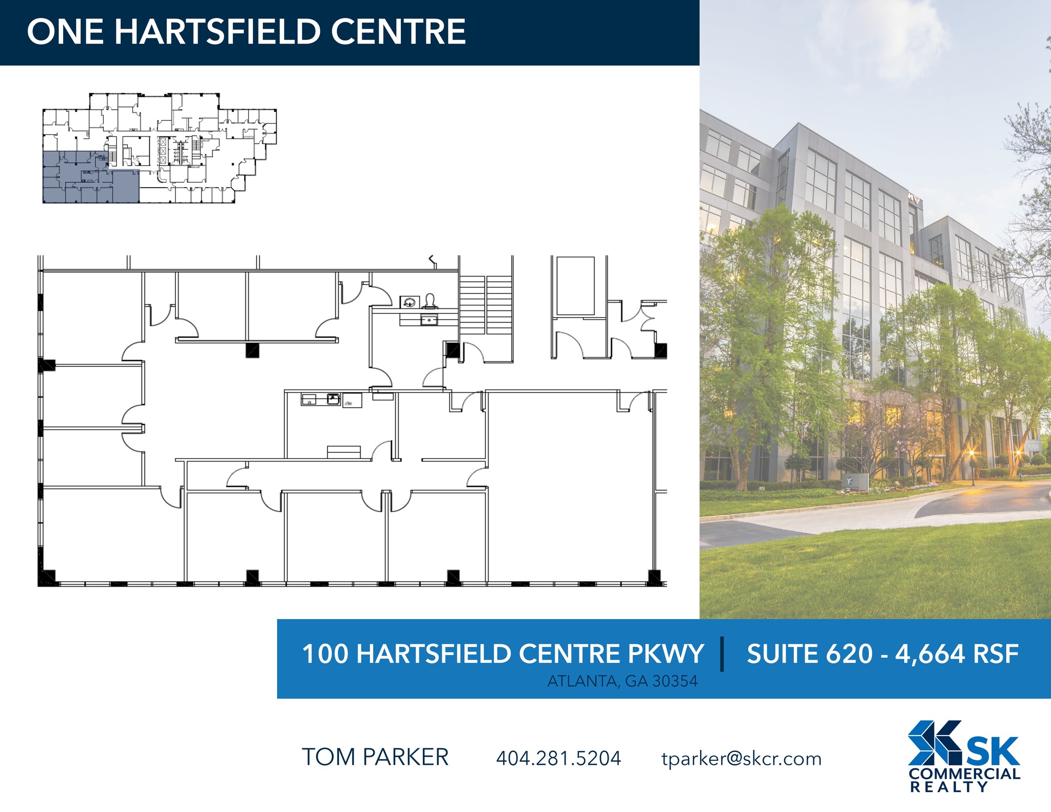 100 Hartsfield Centre Pky, Atlanta, GA en alquiler Plano del sitio- Imagen 1 de 1