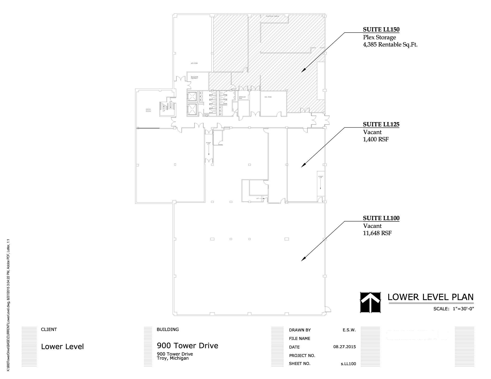 900 Tower Dr, Troy, MI en alquiler Plano de la planta- Imagen 1 de 1