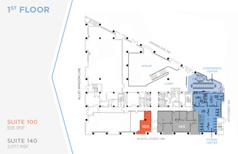 400 Virginia Ave SW, Washington, DC en alquiler Plano de la planta- Imagen 1 de 1