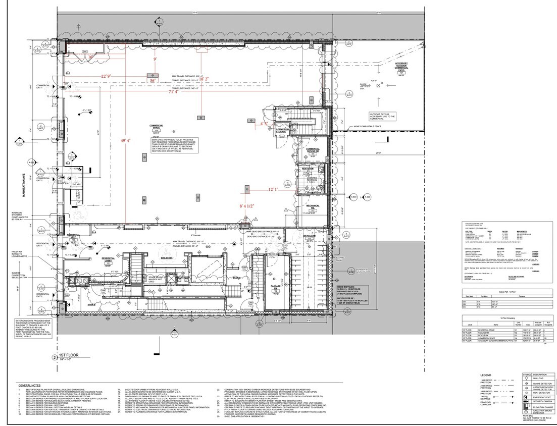 1024 Manhattan Ave, Brooklyn, NY en alquiler Plano de la planta- Imagen 1 de 3