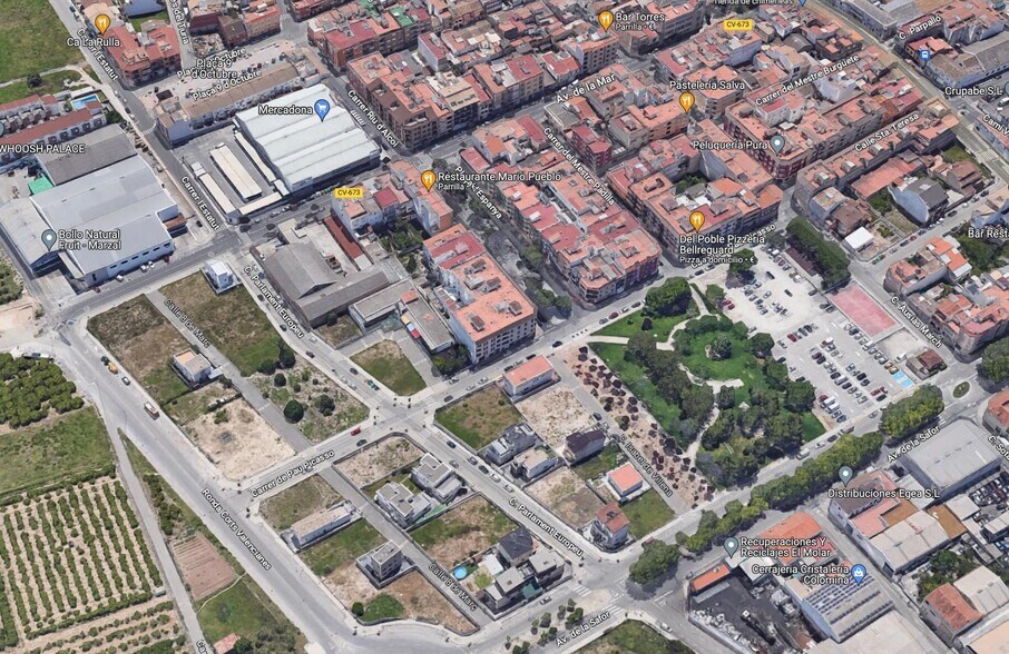 Terreno en Bellreguard, Valencia en venta - Vista aérea - Imagen 1 de 1