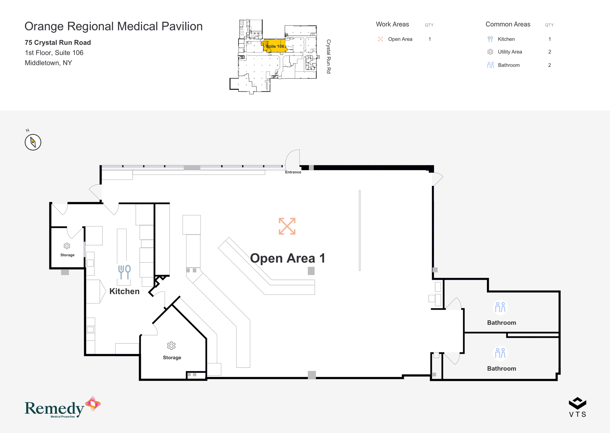 75 Crystal Run Rd, Middletown, NY en alquiler Plano de la planta- Imagen 1 de 1