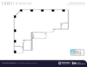 1301 Fannin St, Houston, TX en alquiler Plano de la planta- Imagen 2 de 2