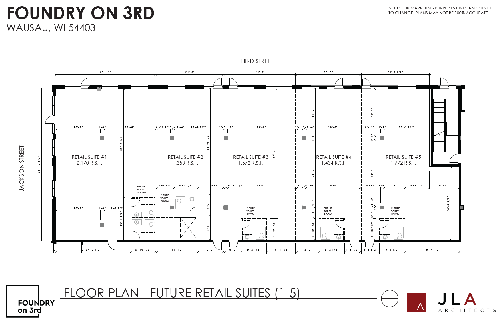 215 3rd St, Wausau, WI en alquiler Plano de la planta- Imagen 1 de 2