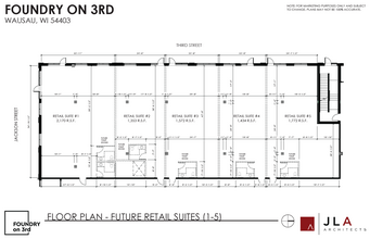 215 3rd St, Wausau, WI en alquiler Plano de la planta- Imagen 1 de 2