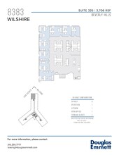 8383 Wilshire Blvd, Beverly Hills, CA en alquiler Plano de la planta- Imagen 1 de 1