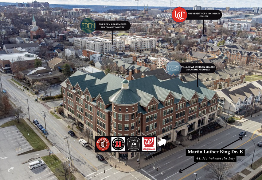 258-260 Stetson St, Cincinnati, OH en alquiler - Foto del edificio - Imagen 2 de 5