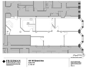 101 W Grand Ave, Chicago, IL en alquiler Plano de la planta- Imagen 1 de 7