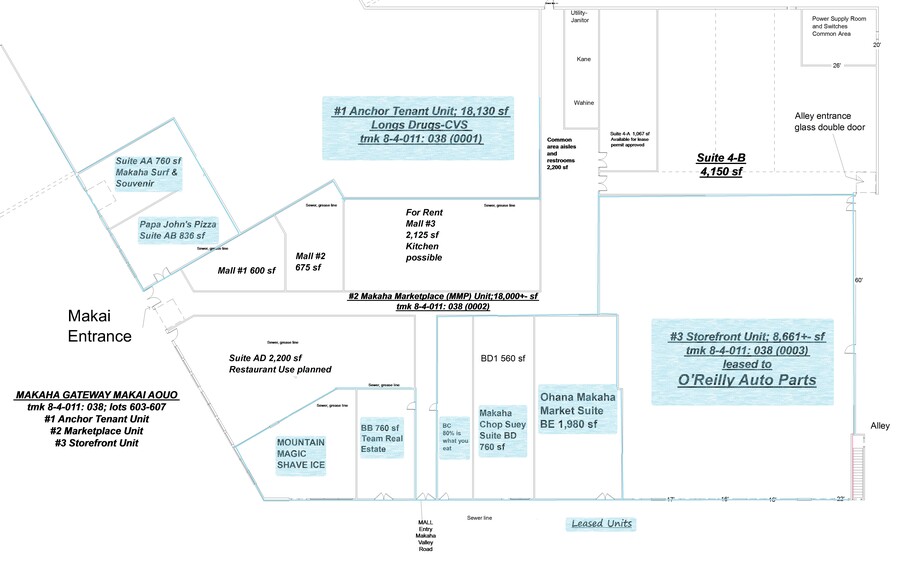 84-1170 Farrington Hwy, Waianae, HI en alquiler - Plano de la planta - Imagen 2 de 7