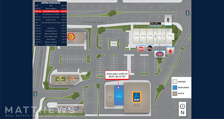 Garfield Ave, South Gate, CA en alquiler - Plano del sitio - Imagen 3 de 3